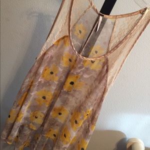 Free People high low tank